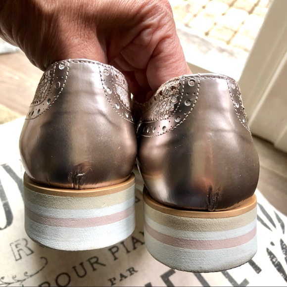 Pertini Classic Oxford shoes , Rose Gold , Size 40 (9) - Picture 13 of 13